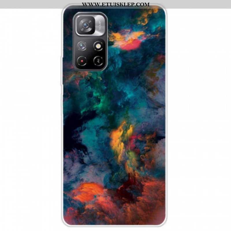 Etui do Poco M4 Pro 5G Kolorowe Chmury